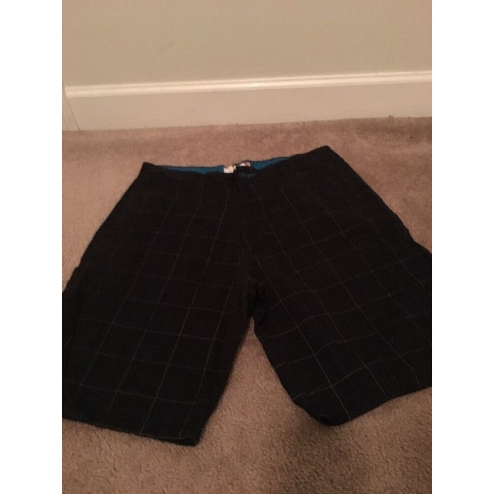 Op Men’s Plaid Shorts Pockets Size 34